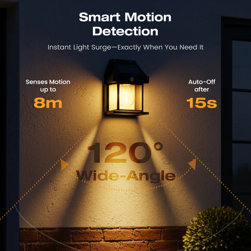 🎁 50% OFF! 💡 SOLAR WALL LIGHT - Motion Sensor & Weatherproof 🌟🛒 - Image 3