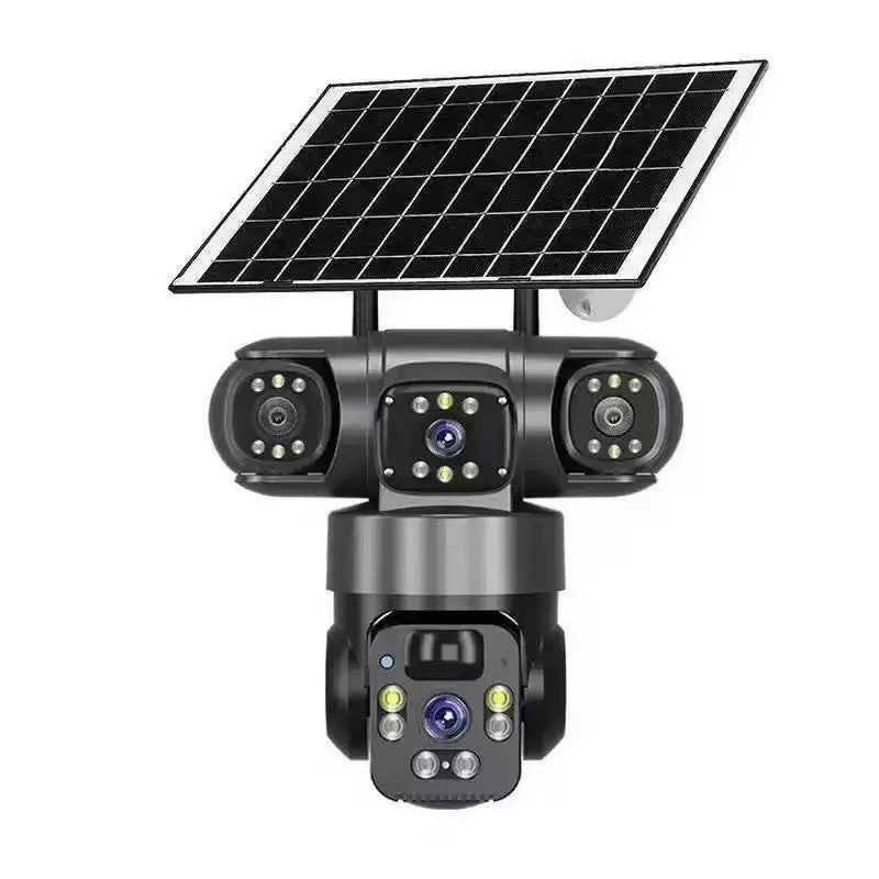 📢📢40% OFF !!!⏰6K 9MP Outdoor Wi-Fi Security Camera | 10x Zoom, 3 Lenses, 360° PTZ | IP66 Waterproof, Color Night Vision, Two-Way Audio, Motion Tracking - Image 8