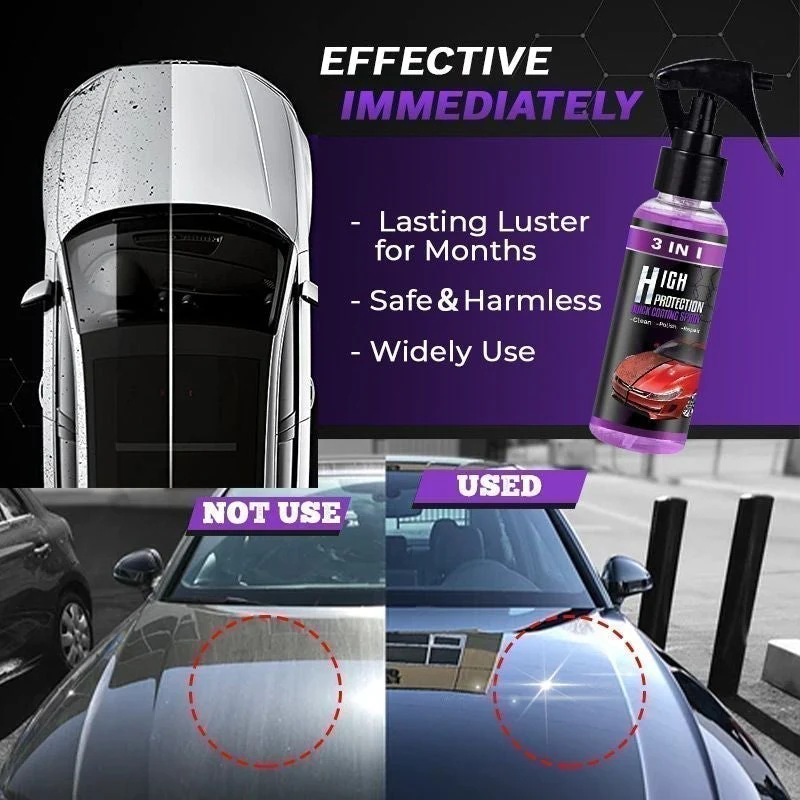 🔥Last Day 50% OFF🔥3 in 1 High Protection Quick Car Coating Spray - Image 4