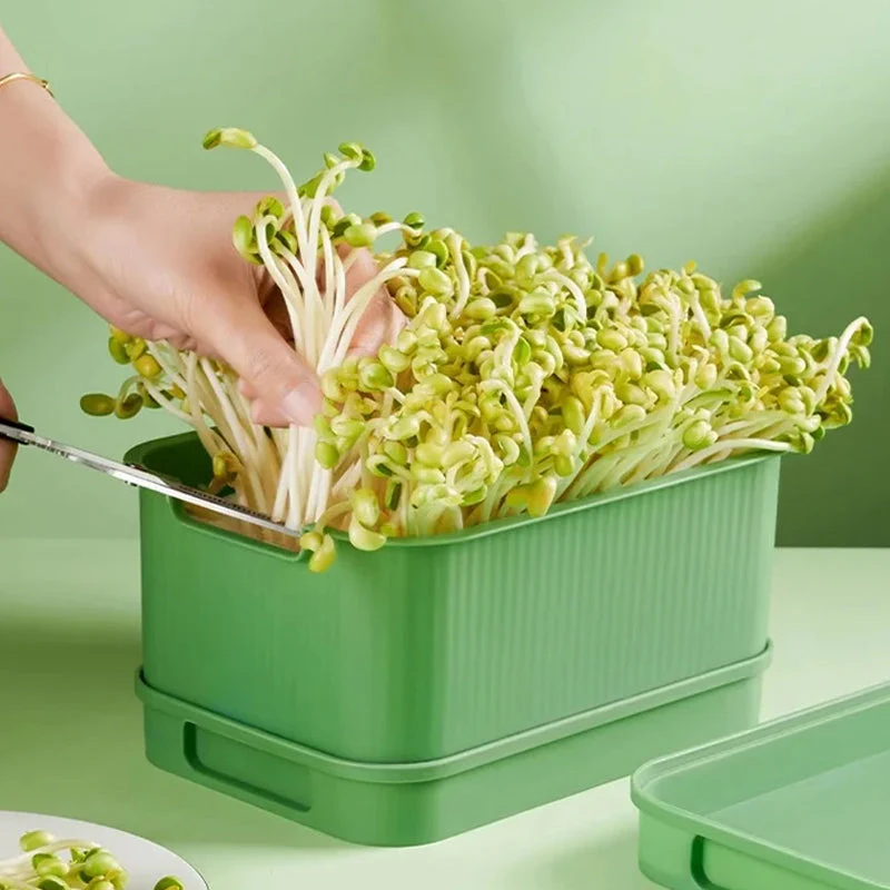 🔥Stackable Bean Sprout Growing Box - Multi-layer Design, Perfect for Home Cultivation, Healthy Green Living! - Image 3