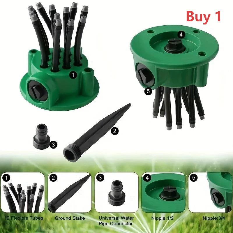 🥳2026 HOT SALE🥳💞50K+ SOLD!🌸🔄 Precision Irrigation Sprinkler – 360° multi‑directional, custom spray patterns. Gentle on delicate plants. Save water, grow better. 🌱✅ - Image 9