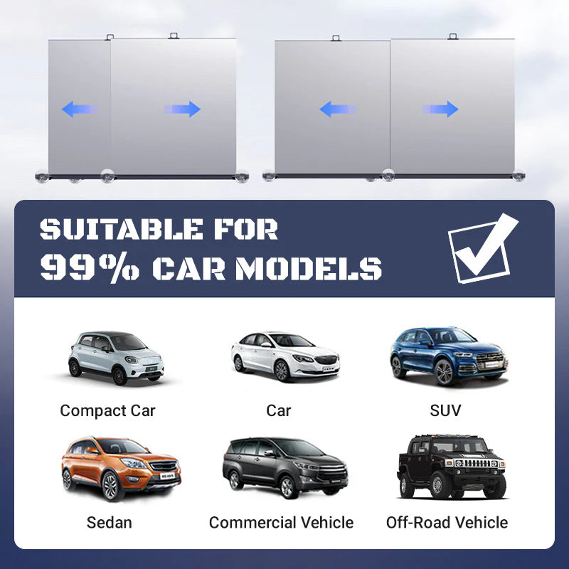 🔥Hot Sale 50% 0FF❄️Car Windshield Sun Shade Set - Image 8