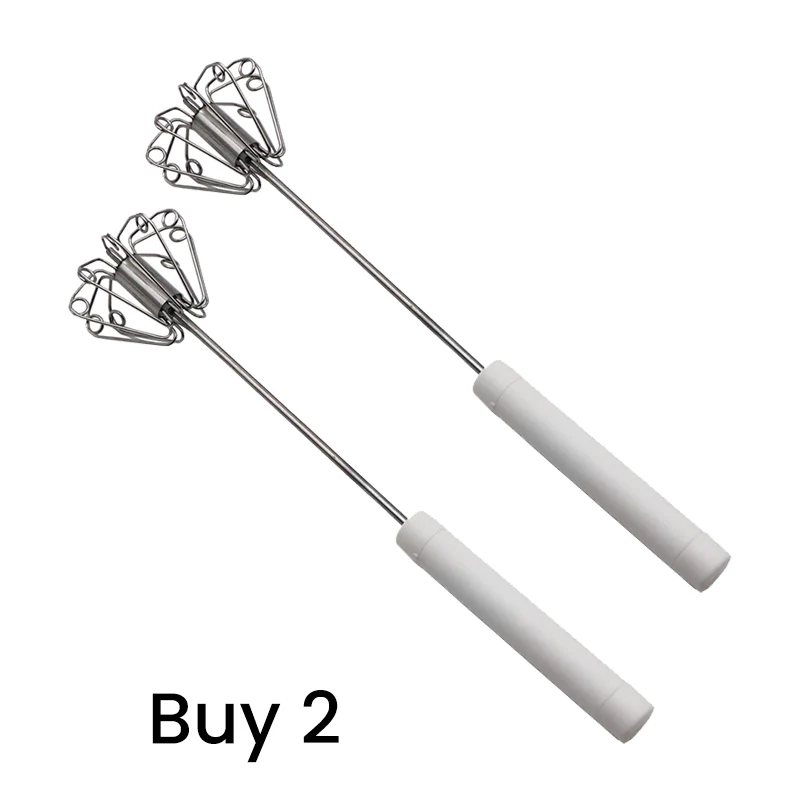 🔥Stainless Steel Semi-Automatic Hand Egg Beater - Image 10