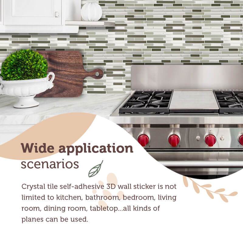 【Autumn promotion】Crystal tile self-adhesive 3D wall sticker - Image 8