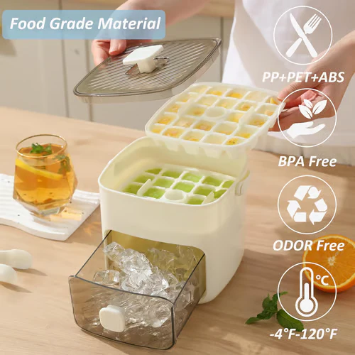 🔥Summer Hot Sale 50% Off🧊Portable Ice Maker with Lid and Storage Box (48 cubes). - Image 12