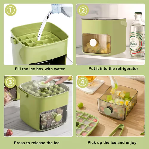 🔥Summer Hot Sale 50% Off🧊Portable Ice Maker with Lid and Storage Box (48 cubes). - Image 6