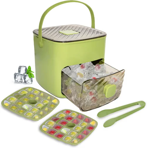 🔥Summer Hot Sale 50% Off🧊Portable Ice Maker with Lid and Storage Box (48 cubes). - Image 9
