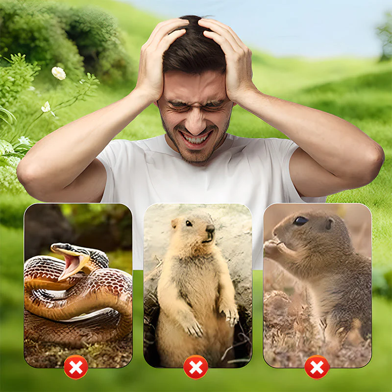 🌸Spring Sale 50% OFF☘️Solar Powered Waterproof Screw Mole Repellent - Image 4