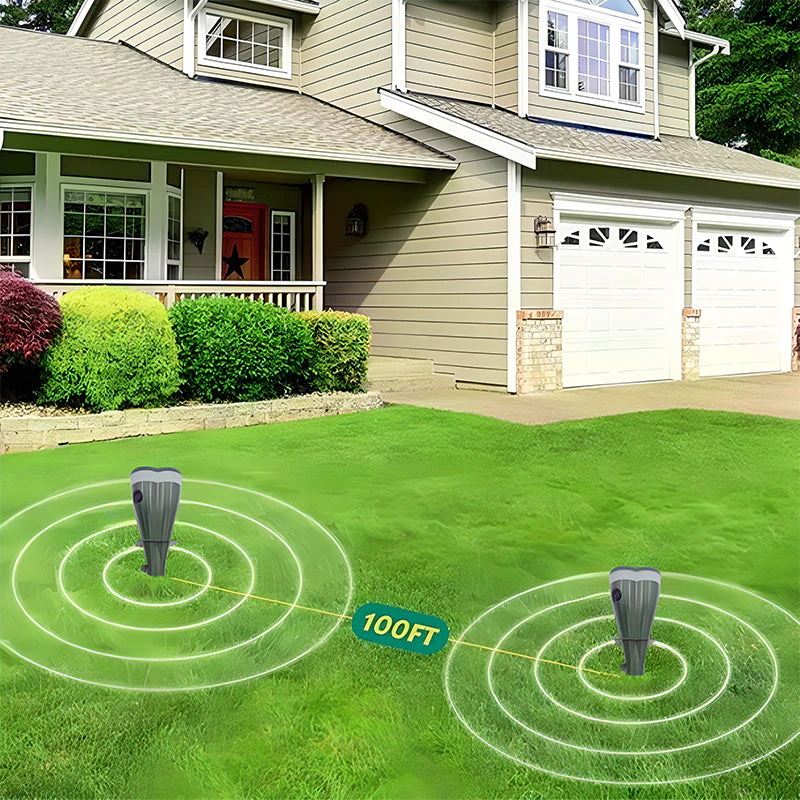 🌸Spring Sale 50% OFF☘️Solar Powered Waterproof Screw Mole Repellent - Image 5