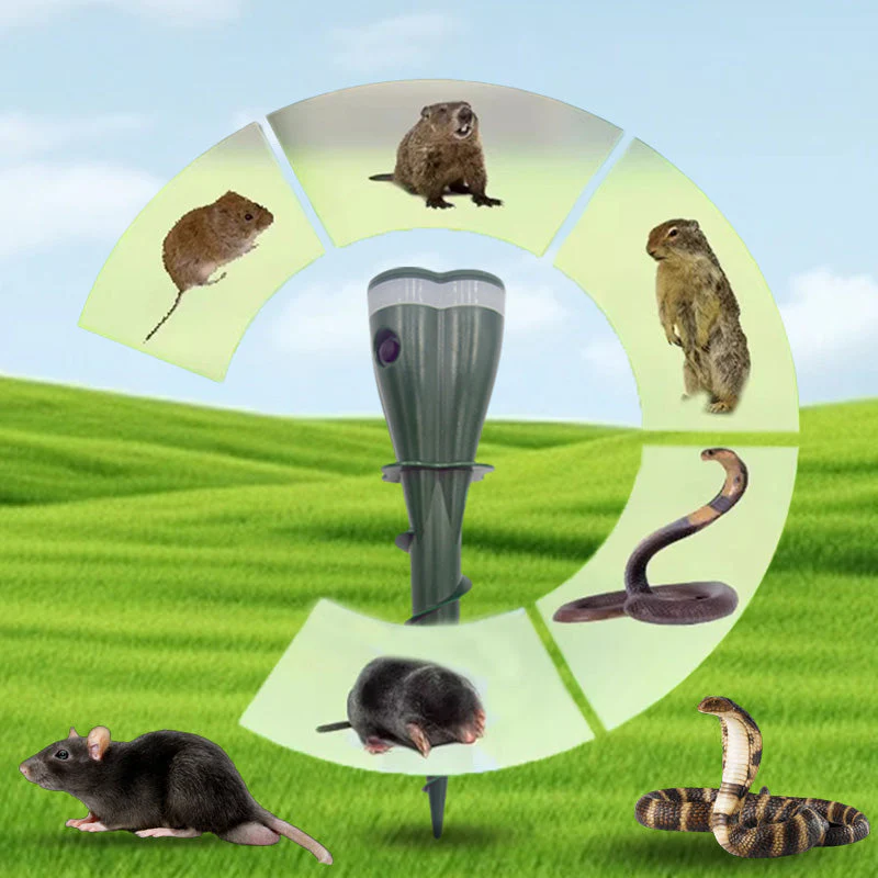 🌸Spring Sale 50% OFF☘️Solar Powered Waterproof Screw Mole Repellent - Image 6