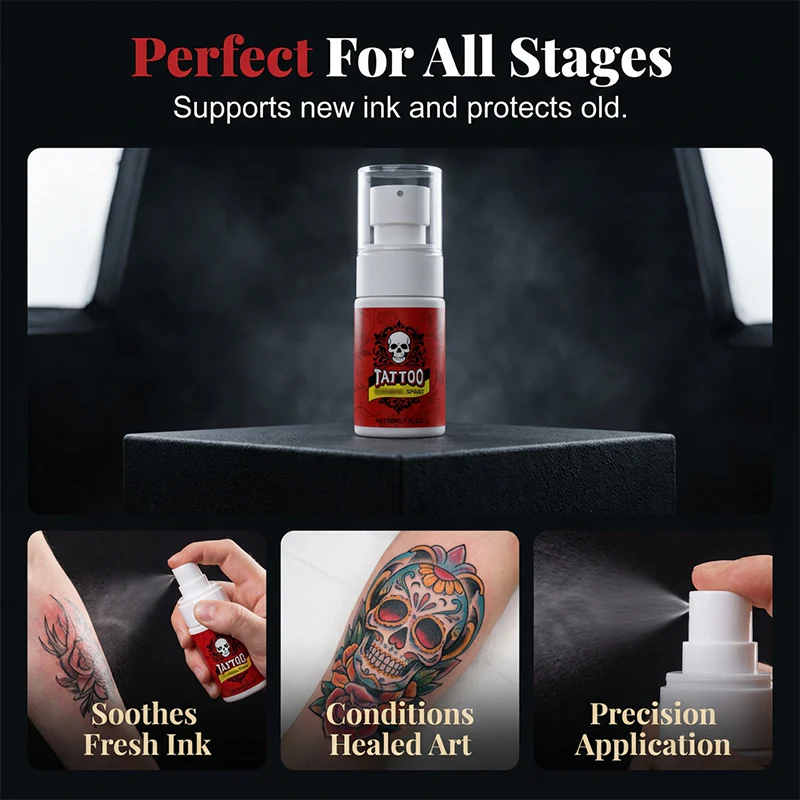⏳LIMITED-TIME 50% OFF!🔥Tattoo Aftercare Moisturizing Spra – ultra-fine mist, hydrates, revives ink vibrancy - Image 7