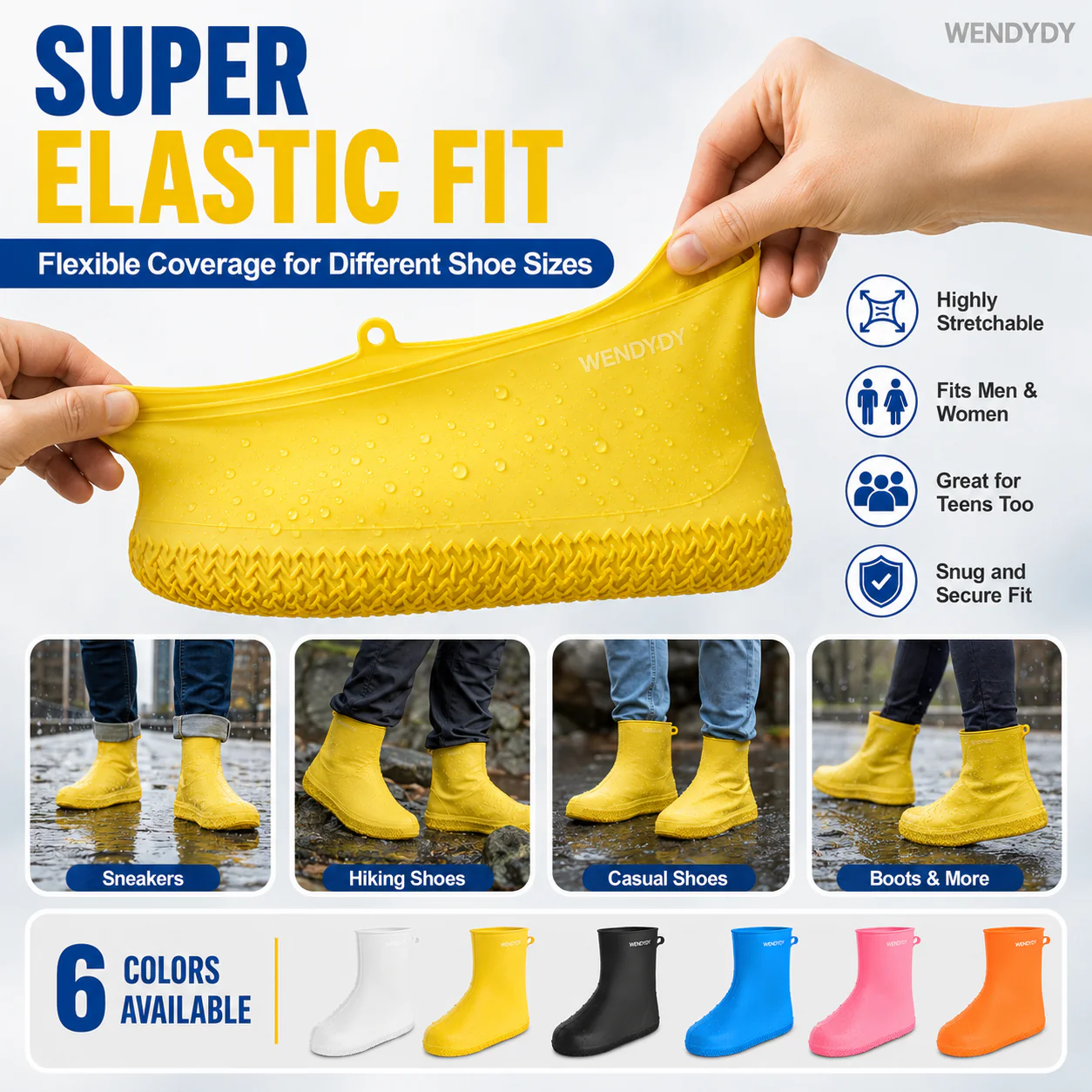 Thick Wear-Resistant Waterproof Shoe Cover - Image 5