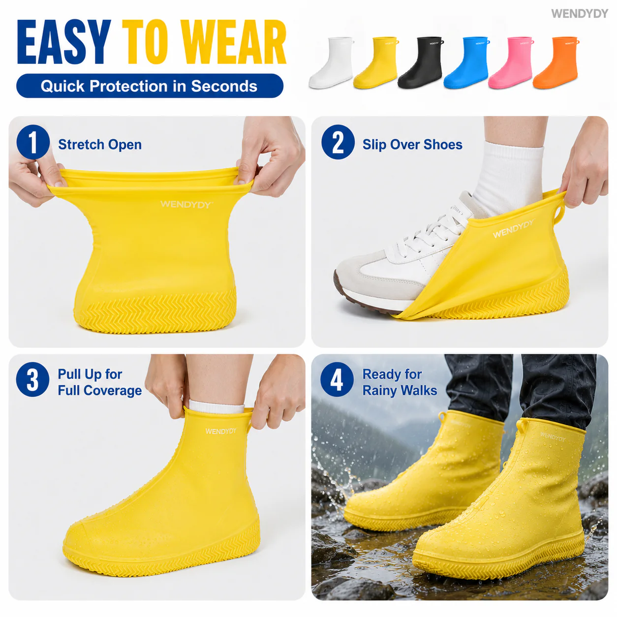 Thick Wear-Resistant Waterproof Shoe Cover - Image 6