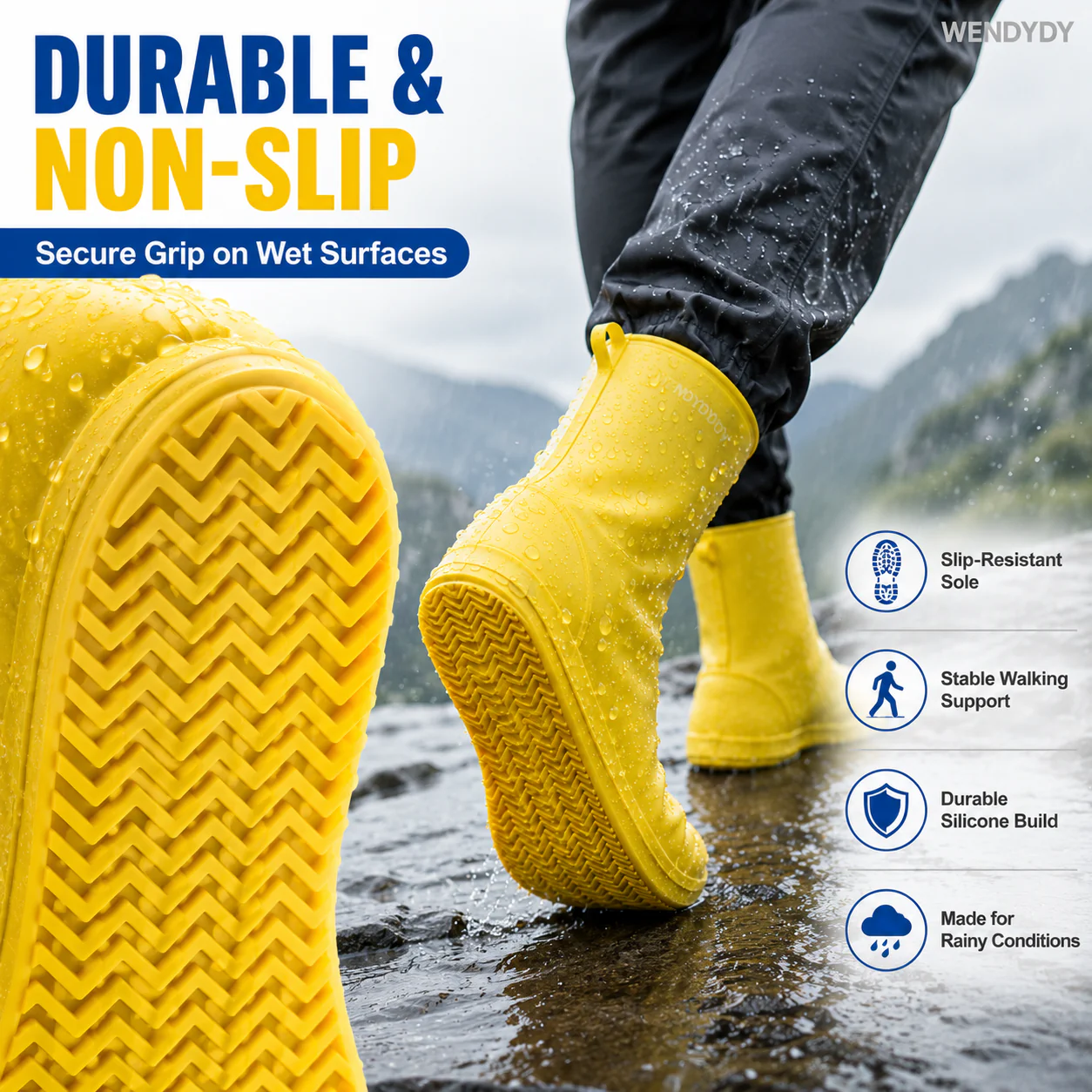 Thick Wear-Resistant Waterproof Shoe Cover - Image 7