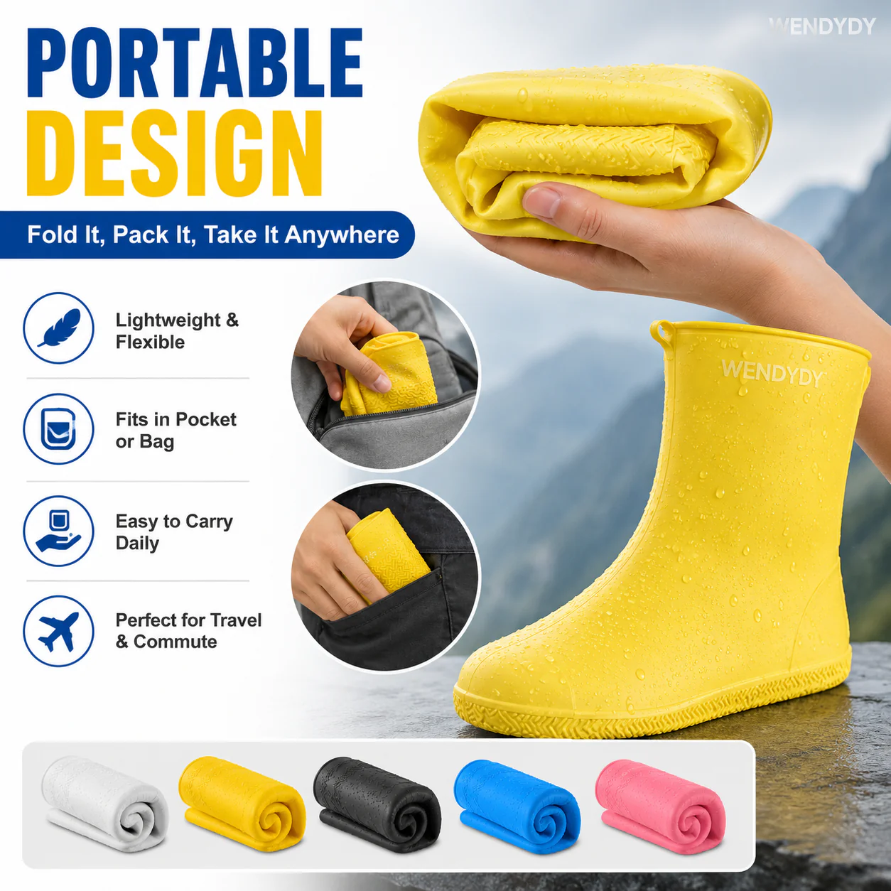 Thick Wear-Resistant Waterproof Shoe Cover - Image 8