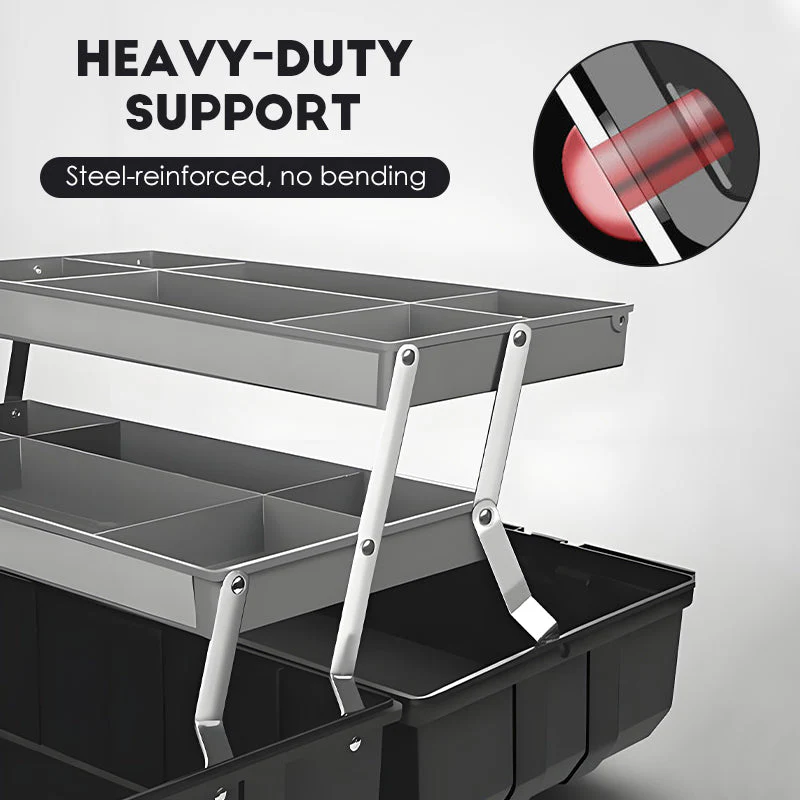 3-Tier Folding Storage Toolbox - Image 4