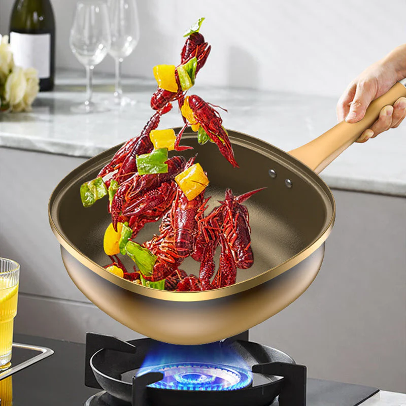 ⏳Time-limited Special⏰12in Titanium Alloy Non-Stick Pot with Lid - Image 5