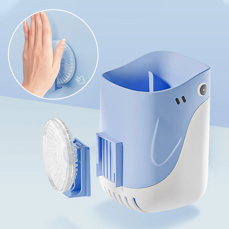 Wall-Mounted Suction Cup Toilet Cleaning Brush Set - Image 5