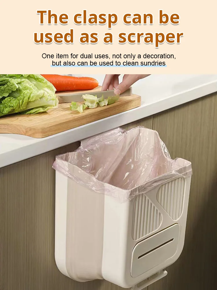 🗑️50% OFF NOW!🕒Foldable Hanging Trash Can – Space Saving, Leak Proof & Easy to Clean🧼 - Image 3