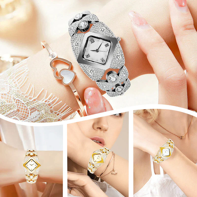 💜Retro Quartz Watch with Sparkling Rhinestones⌚ - Image 2