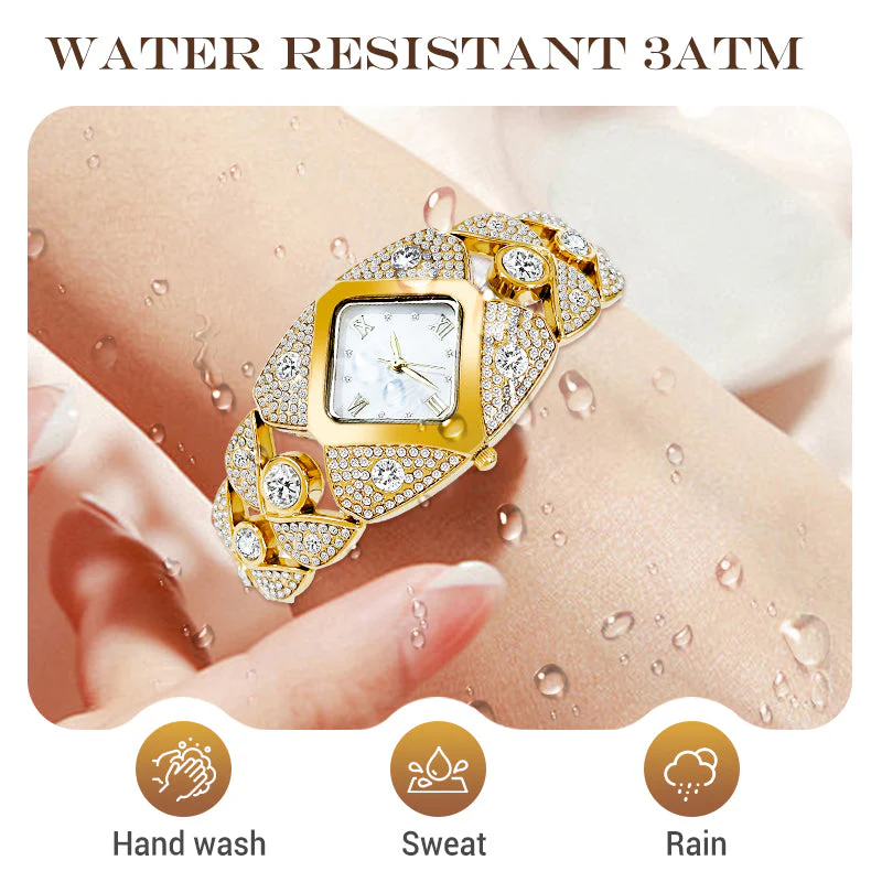 💜Retro Quartz Watch with Sparkling Rhinestones⌚ - Image 6