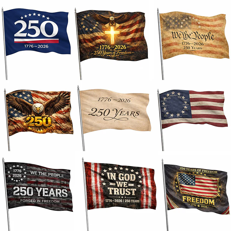 ⏰🎁250th Anniversary Commemorative Flag - Image 7