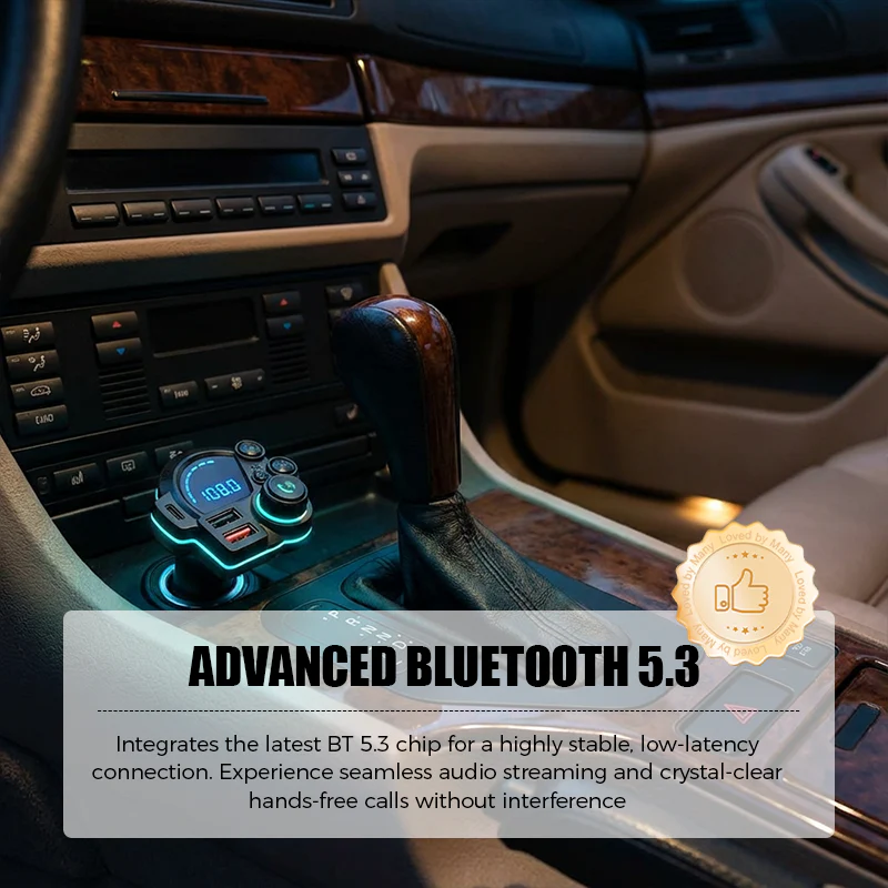 🔥Limited-time offer-Universal Dual-Port Car FM Bluetooth Transmitter - Image 4