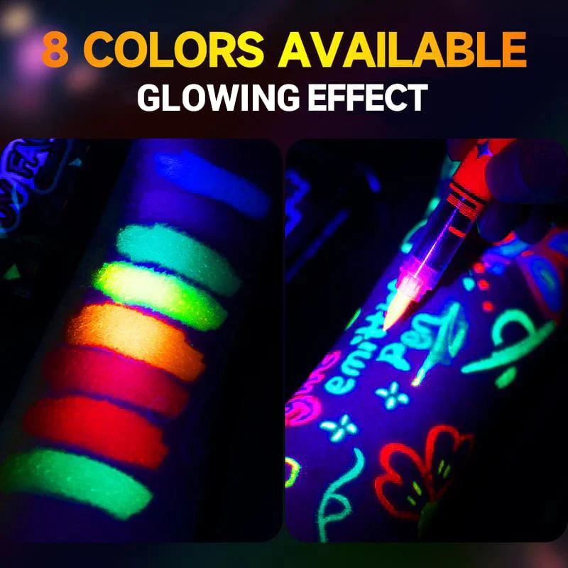 📢HOT SALE !!!✨UV Glow Face and Body Paint Markers Set - Image 3