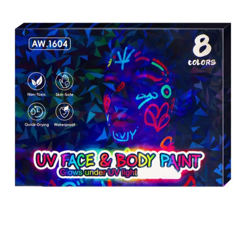 📢HOT SALE !!!✨UV Glow Face and Body Paint Markers Set - Image 6