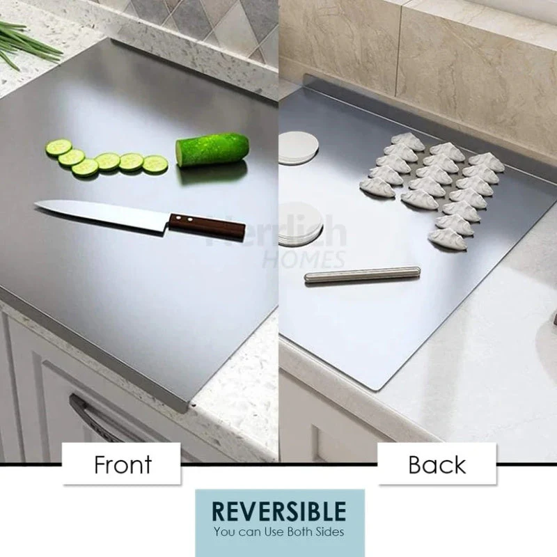 🔪 Stainless Steel Countertop Chopping Board – Hygienic, Knife-Friendly & Easy-Clean Surface 🍽️ - Image 5