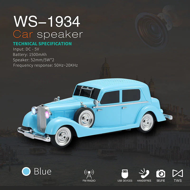 🔥2026 New Arrivals: 50% Off for a Limited Time!🔥Vintage Car Bluetooth Speaker with Stereo Sound - Image 3