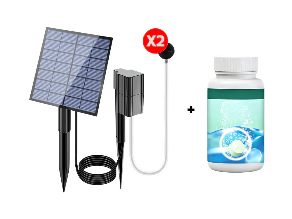 📢📢50% OFF !! ⏰Solar Pond Aerator with Air Pump - Image 11