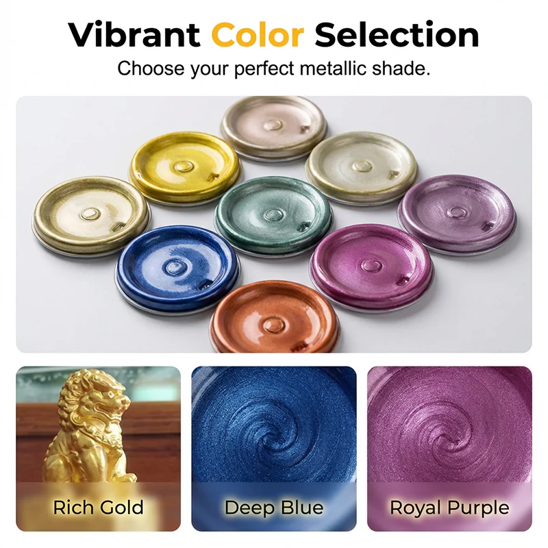 🎨Water-Based Metallic Gloss Paint✨🖌️ - Image 7
