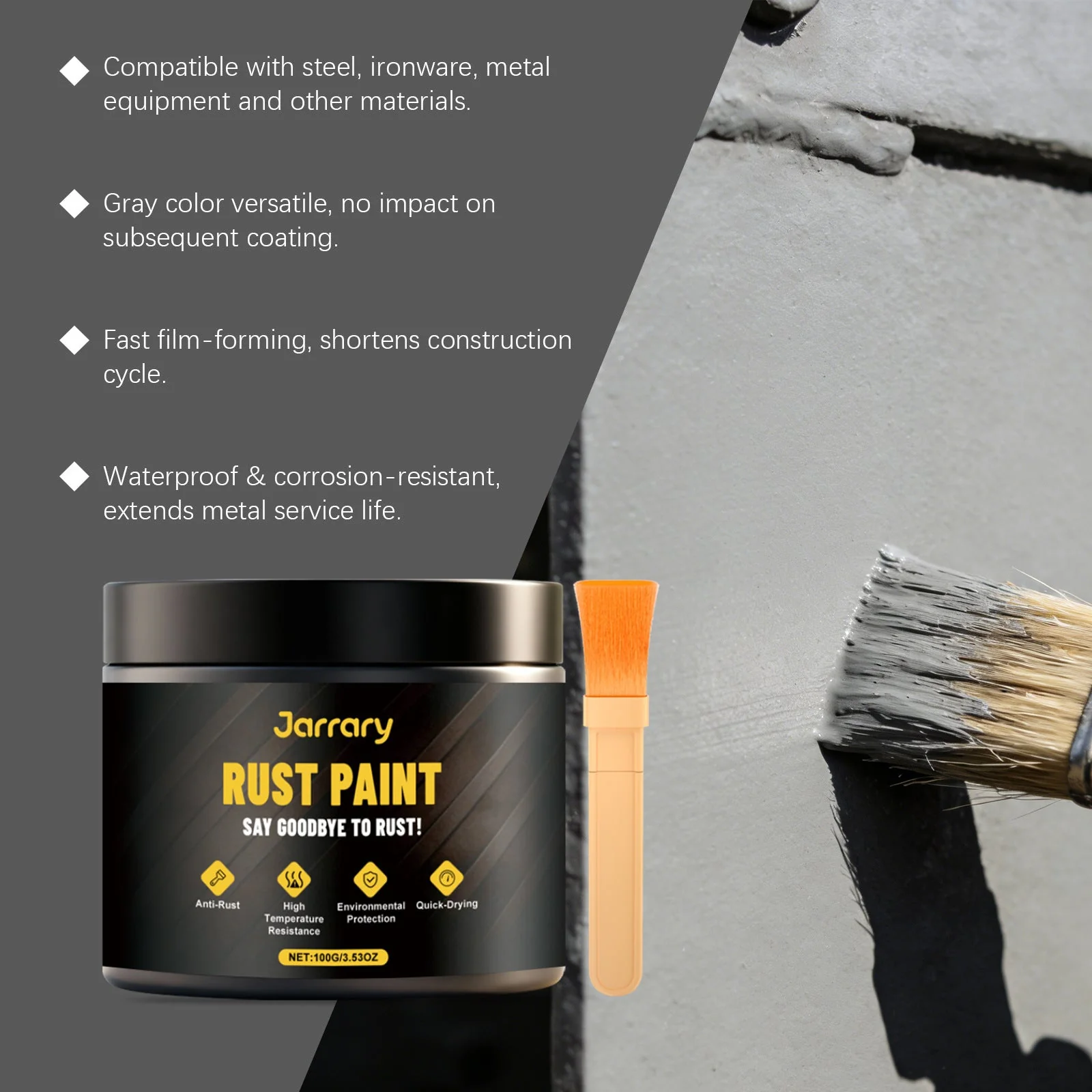 Water-Based Metallic Paint Rust Converter - Image 10