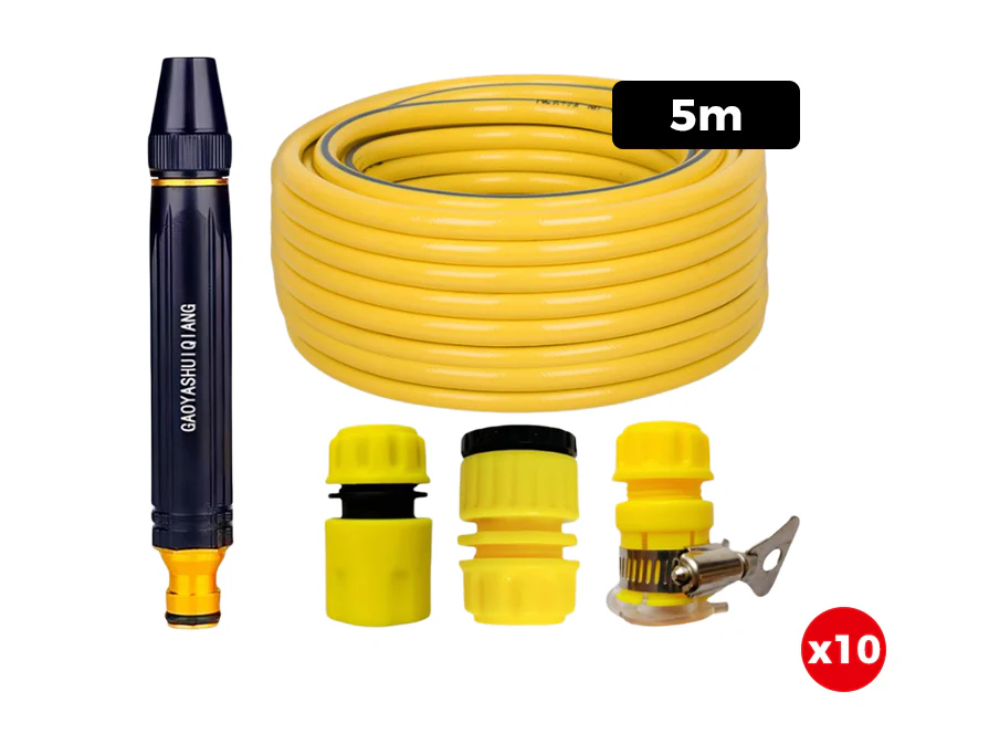 ⏰LAST DAY BUY 2 GET 1 FREE!!🔥Home high-pressure car wash water gun with booster nozzle and hose, a must-have for watering plants and vegetables, and car washing.👍💦 - Image 11