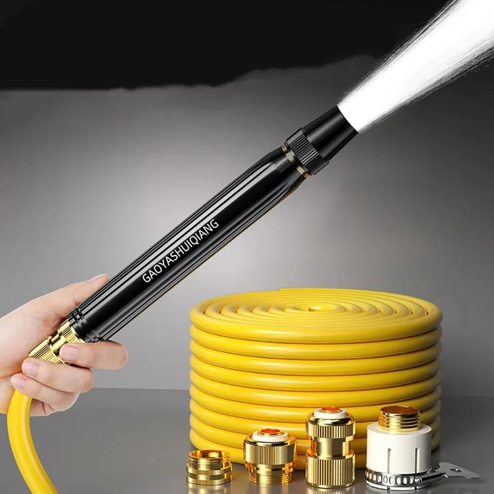 ⏰LAST DAY BUY 2 GET 1 FREE!!🔥Home high-pressure car wash water gun with booster nozzle and hose, a must-have for watering plants and vegetables, and car washing.👍💦 - Image 3