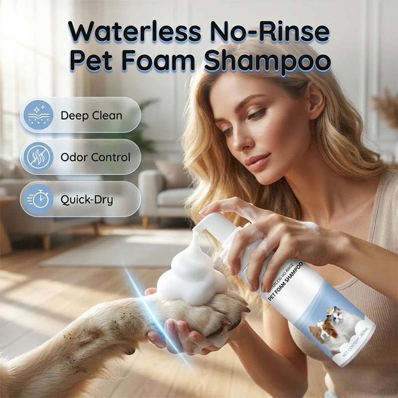 Waterless No-Rinse Pet Foam Shampoo - Image 3