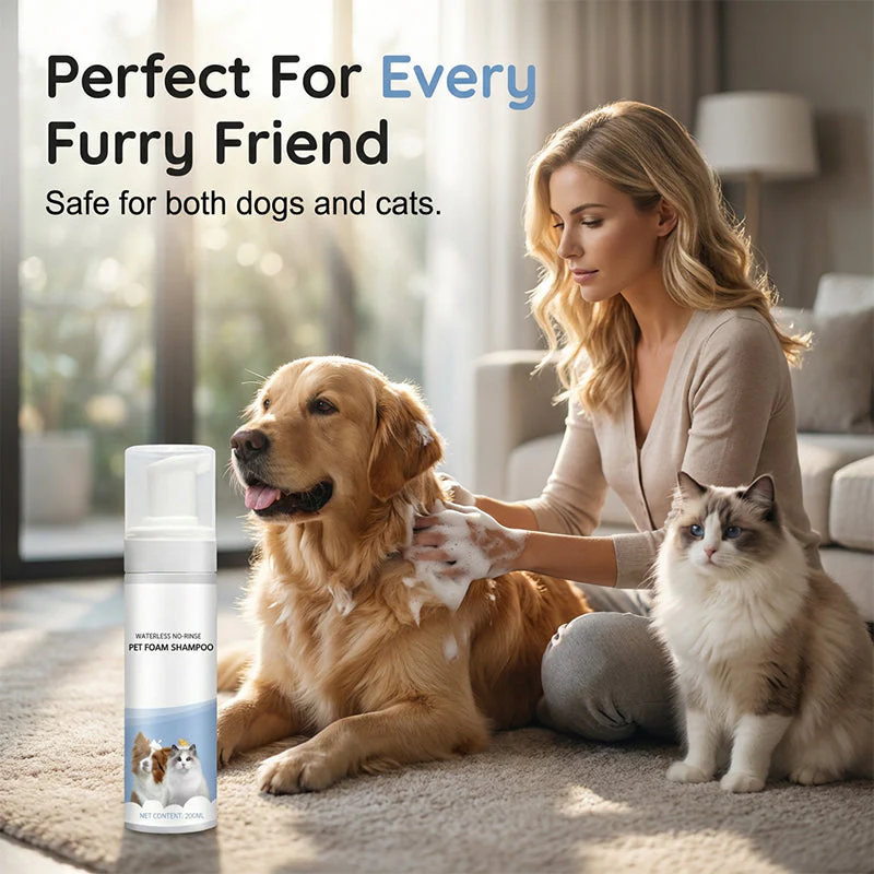 Waterless No-Rinse Pet Foam Shampoo - Image 8