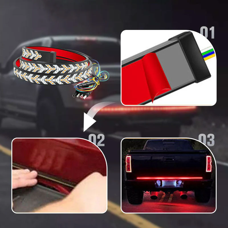 Waterproof LED Tailgate Bar Strip for Truck - Image 7