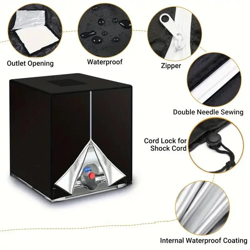 💧 LIMITED-TIME 50% OFF! ✨ Waterproof IBC Tote Cover – Heavy-Duty, UV-Blocking, Secure Fit ⛈️