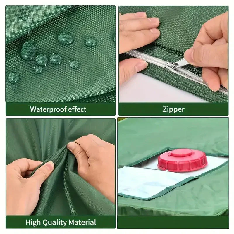 💧 LIMITED-TIME 50% OFF! ✨ Waterproof IBC Tote Cover – Heavy-Duty, UV-Blocking, Secure Fit ⛈️ - Image 6