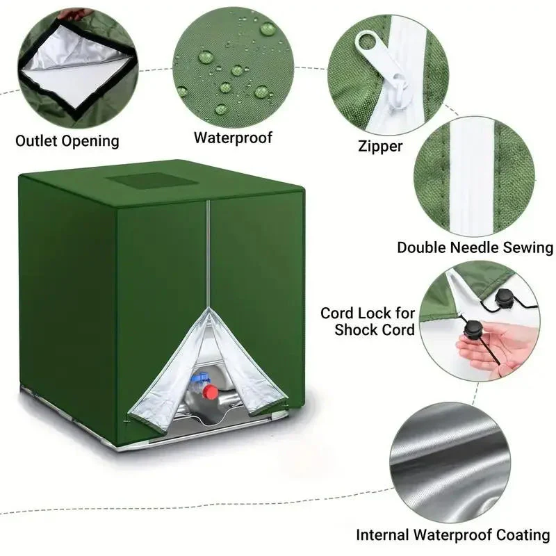 💧 LIMITED-TIME 50% OFF! ✨ Waterproof IBC Tote Cover – Heavy-Duty, UV-Blocking, Secure Fit ⛈️ - Image 8