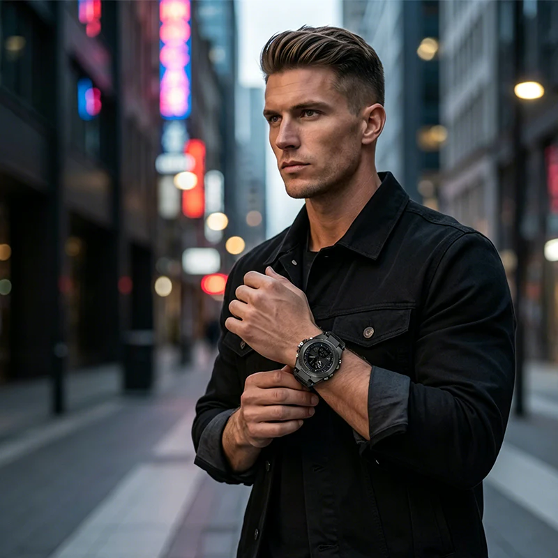 β 50% OFF NOW!πͺ Men's Waterproof Sports Watch β Dual Display & Shock-Resistant β Outdoor Essential π§
