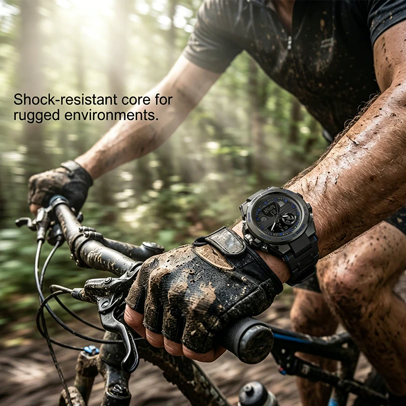 β 50% OFF NOW!πͺ Men's Waterproof Sports Watch β Dual Display & Shock-Resistant β Outdoor Essential π§ - Image 4
