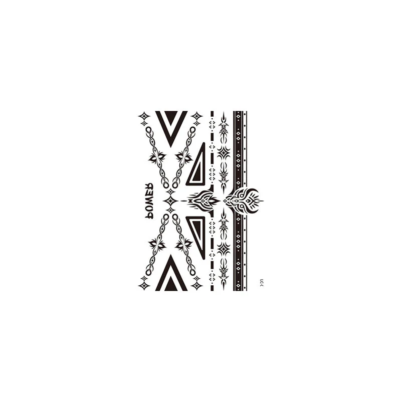 Waterproof Temporary Arm Band Tattoo Sticker - Image 10