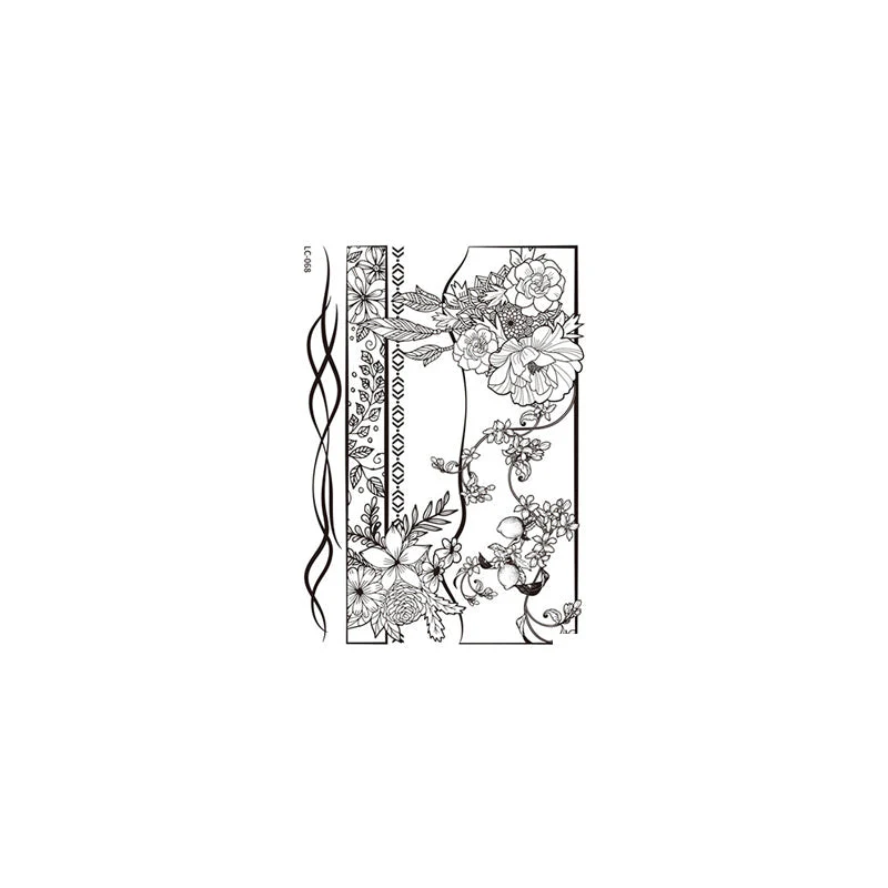 Waterproof Temporary Arm Band Tattoo Sticker - Image 16