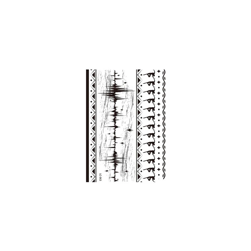Waterproof Temporary Arm Band Tattoo Sticker - Image 9