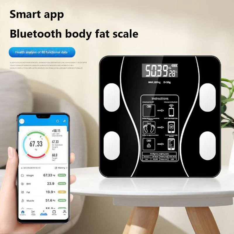🥳2026 HOT SALE🥳💞50K+ SOLD!👵❤️ 50% OFF! Smart Body Fat Scale – Know your numbers, track your health! Measures weight & body fat easily. Large display, auto-on. Your wellness companion. 🩺📊 - Image 2