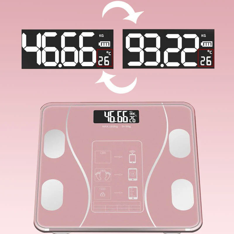 🥳2026 HOT SALE🥳💞50K+ SOLD!👵❤️ 50% OFF! Smart Body Fat Scale – Know your numbers, track your health! Measures weight & body fat easily. Large display, auto-on. Your wellness companion. 🩺📊 - Image 8