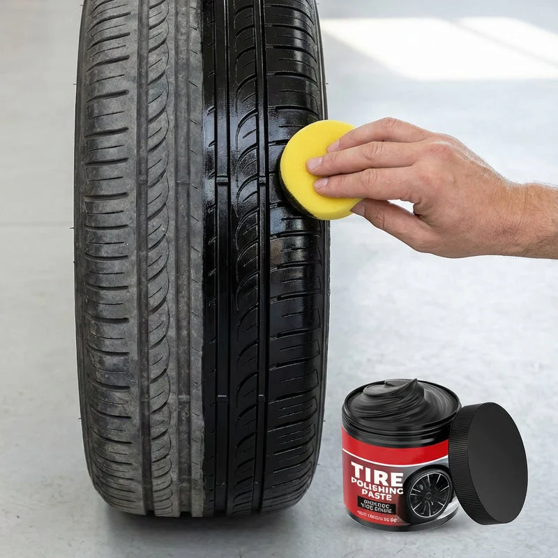 ⏳Limited-time 50% off⏰Deals-Wheel Shine Balm with Sponge Applicator🚗🩹 - Image 14